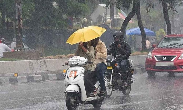 rainfall in telangana