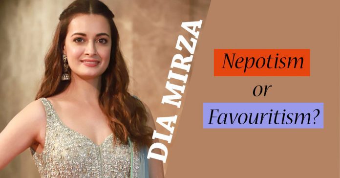 dia mirza on nepotism