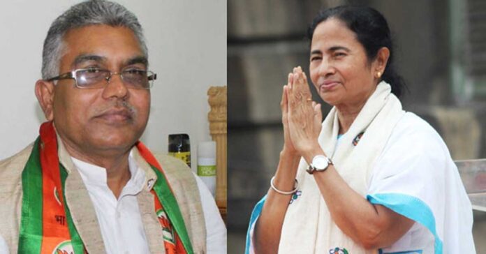 dilip ghosh against mamata