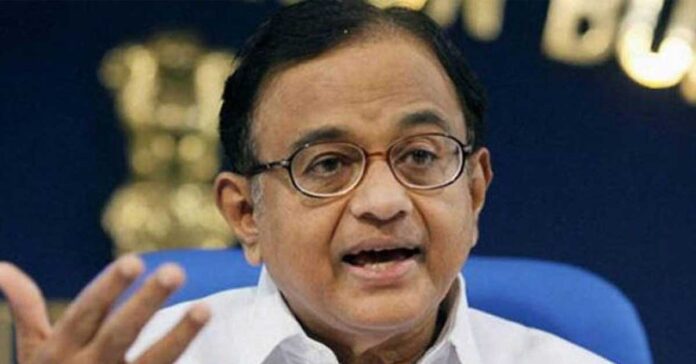 chidambaram says only country not reaping