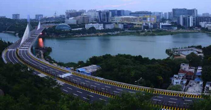 four-lane elevated corridor