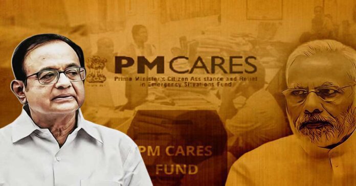 p chidambaram about PM-CARES