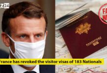france has revoked the visitor visas of 183