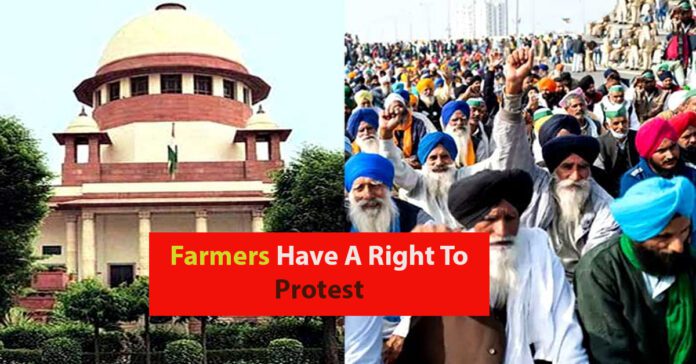 farmers protest