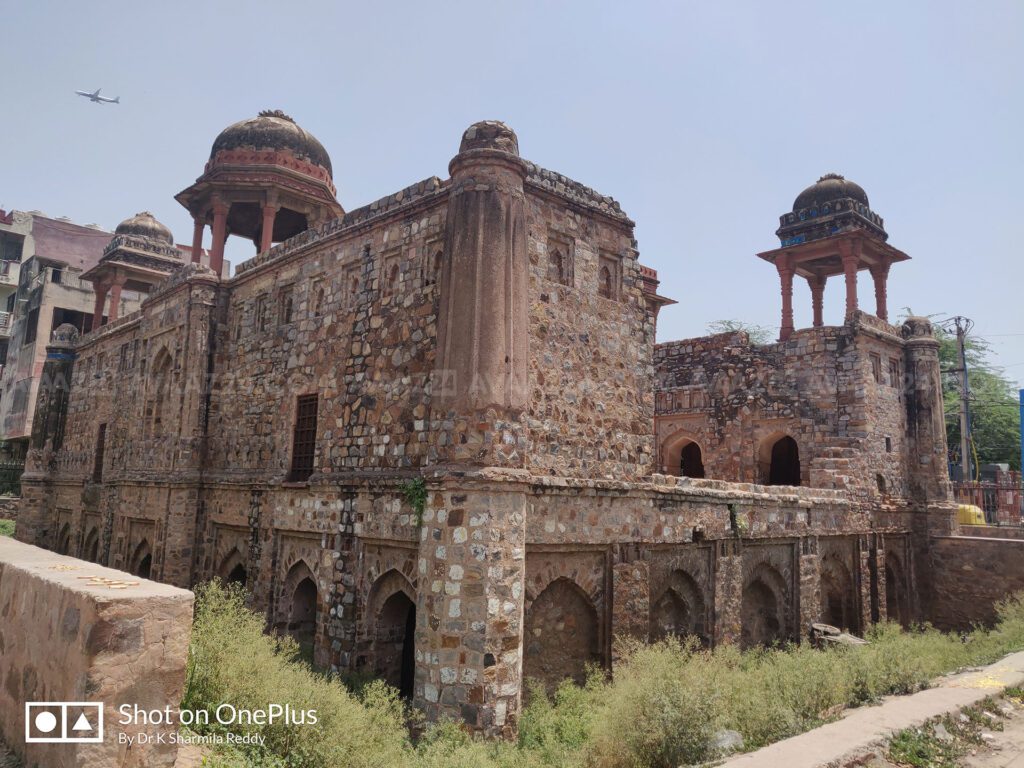 The Jahaz Mahal - a side view