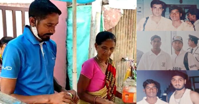 prakash bhagat with his mother