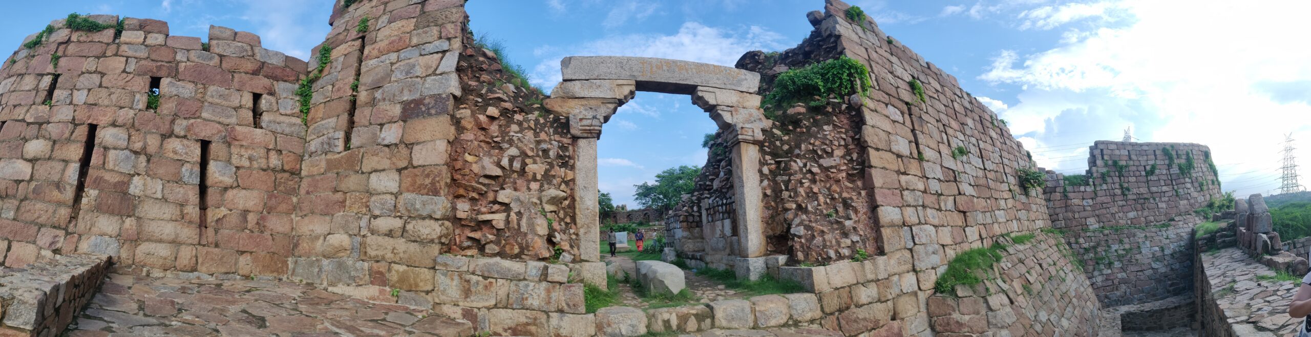 Adilabad Fort- Panoramic view of the entrance