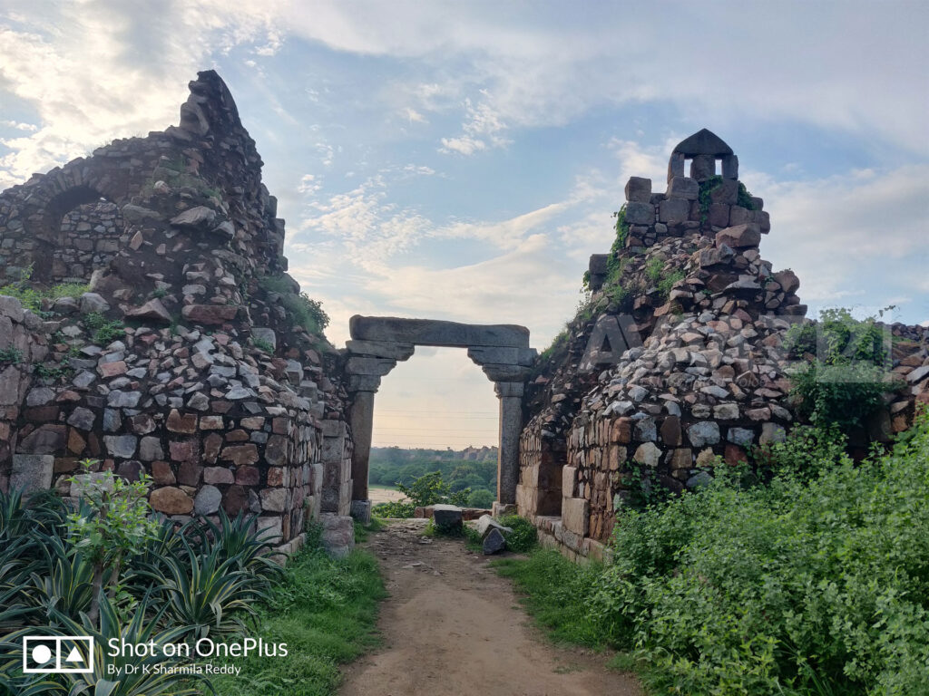 the Entrance- view from inside the fort