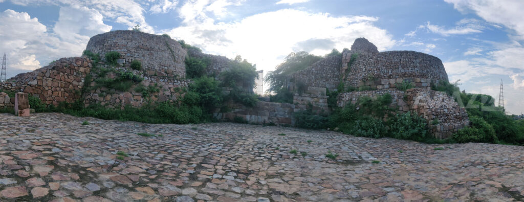 Vast open ground to the south-east of Adilabad Fort