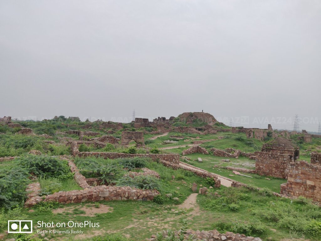 The ruins of the fortified city