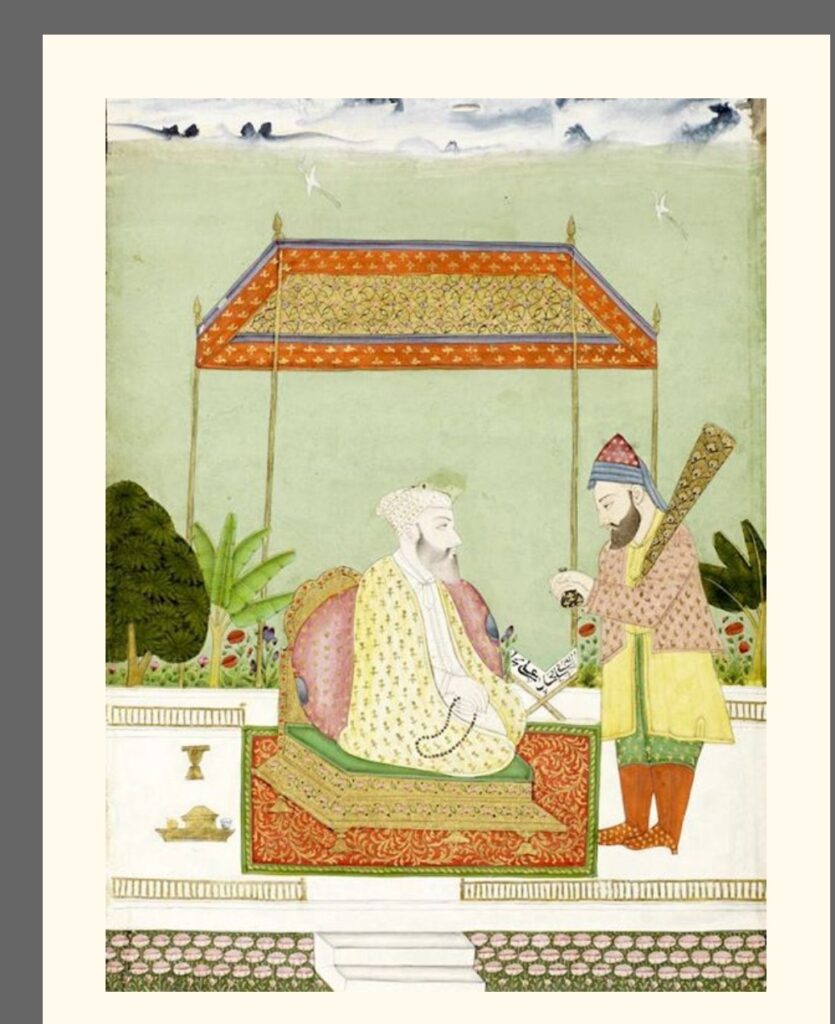 Sheik Nizam-ud-din Auliya [from Rare Book Society of India- Hyderabad Circa 1800]