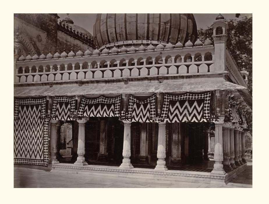 Tomb of Nizam-ud-din- a rare photo from Macnabb Collection, 1895