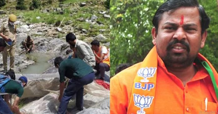 mla raja singh escape cloudburst