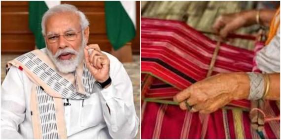 PM Narendra Modi promoting Khadi