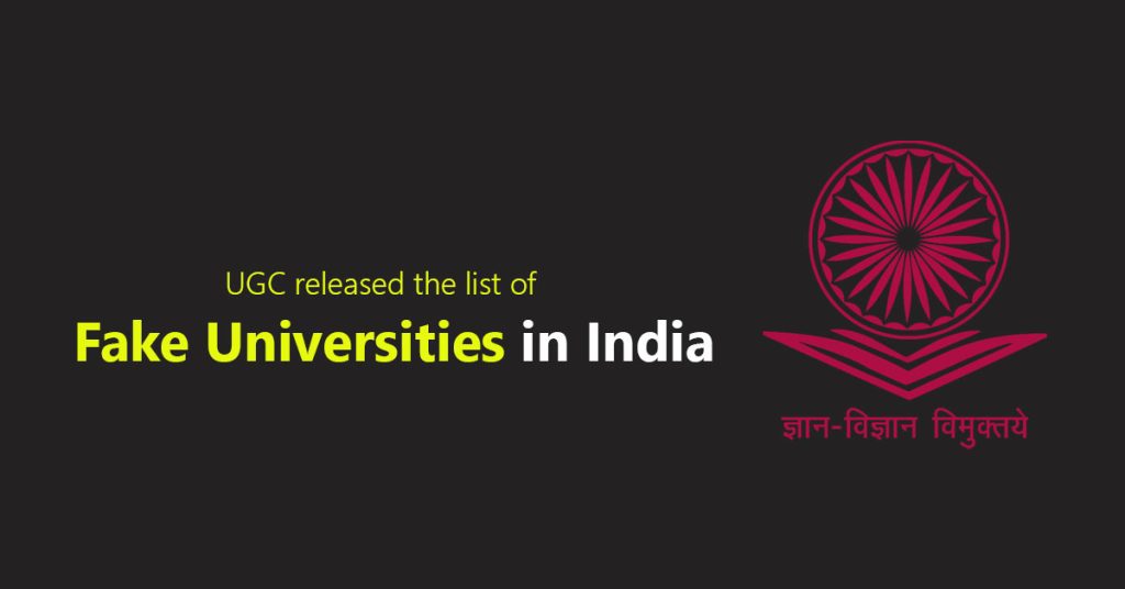 UGC Announces The List Of 21 Fake Universities In India, Check Details