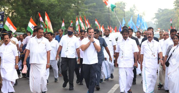 bharat jodo yatra resumes rahul gandhi