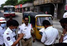 hyderabad police penalises auto drivers