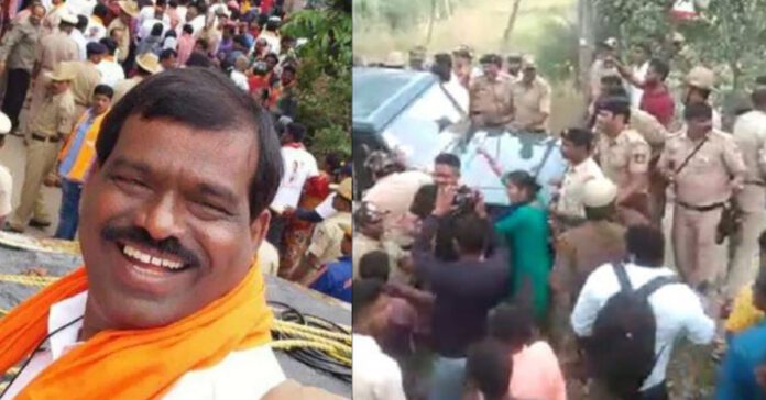 bjp mla attacked by villagers