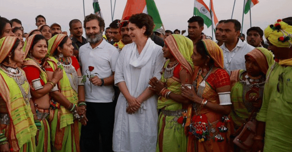 Bharat Jodo Yatra Rahul Gandhi Resumes March From Kherda In Mp 5806