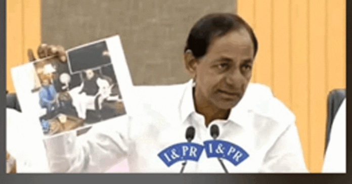 telangana cm kcr released video press meet