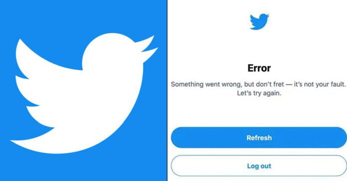 twitter outage several users login issue