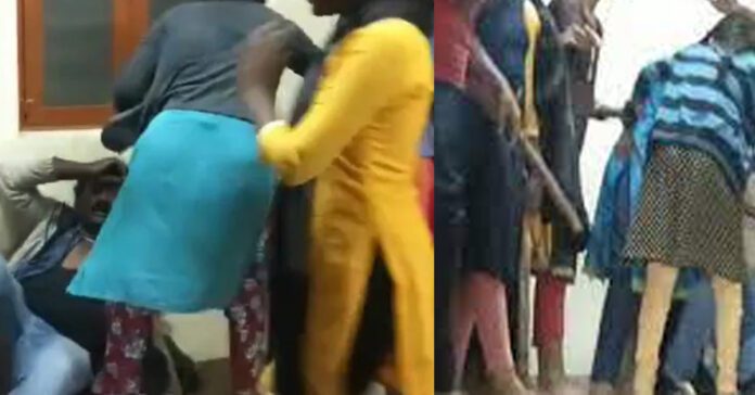 headmaster beaten by female students