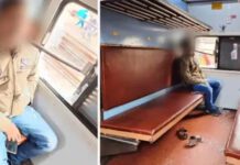 passenger dies in train