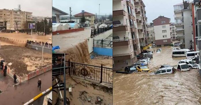 Watch Turkey floods: Heavy rain in earthquake affected region