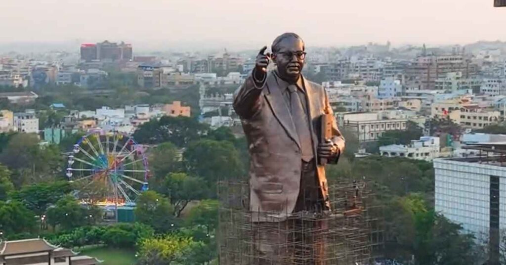 Hyderabad:125 Ft Tall Bronze Statue Of Dr. BR Ambedkar Will Be Unveiled ...