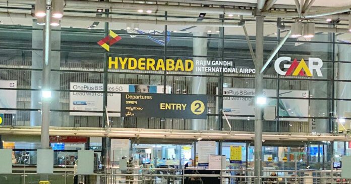 hyderabad airport 4th busiest airport