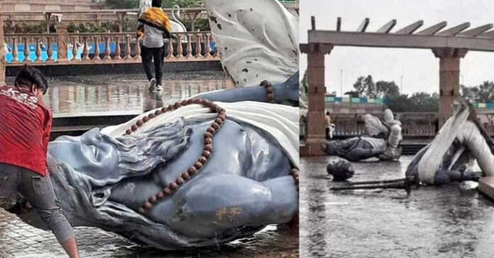 idols collapsed at mahakal lok temple in ujjain