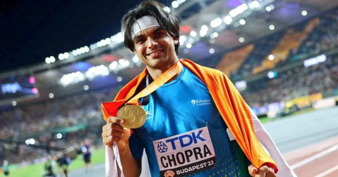 neeraj chopra win gold medal