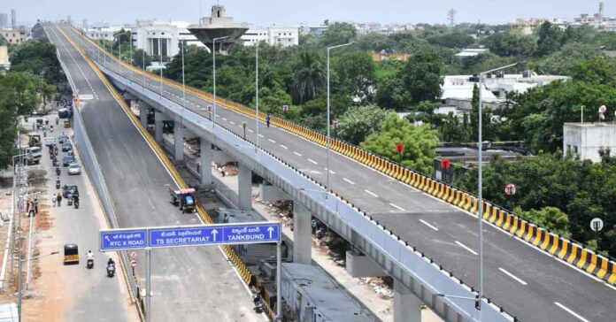 indira park and VST steel flyover