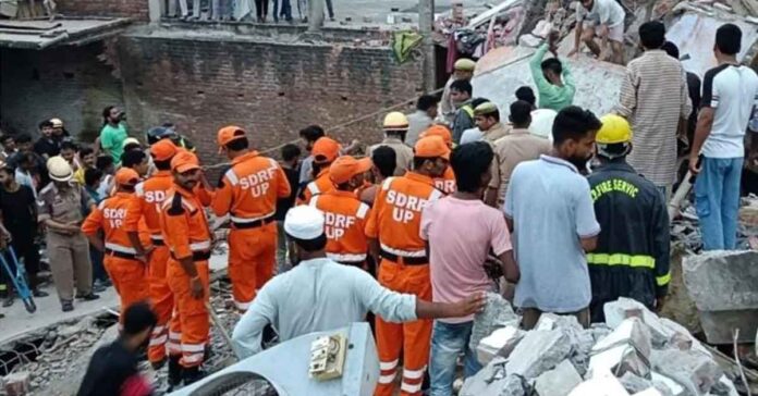 building collapsed in barabanki