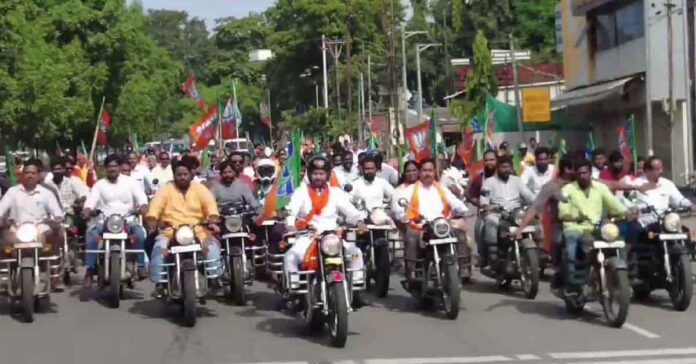 kishan reddy bike rally