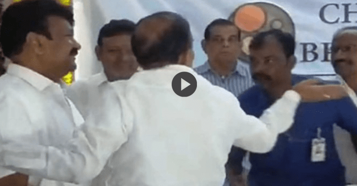 home minister ali slaps gunman