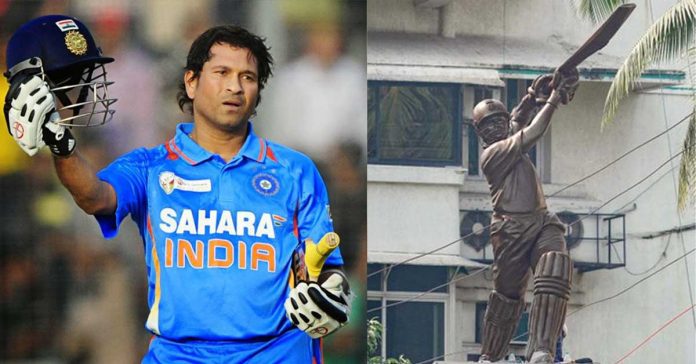 sachin tendulkar statue